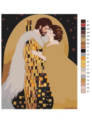 Картина по номерам &amp;quot;Пара влюблённых&amp;quot;