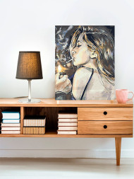 Картина по номерам &amp;quot;Девушка с сигаретой&amp;quot;