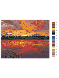 Raqamlar bo&#039;yicha rasm &quot;Ajoyib tabiat&quot;