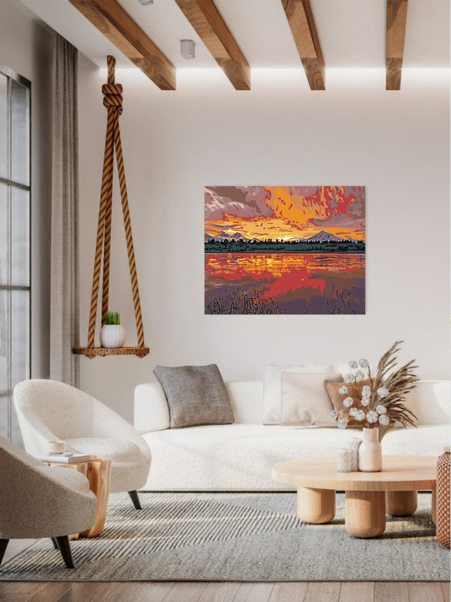 Raqamlar bo&amp;#039;yicha rasm &amp;quot;Ajoyib tabiat&amp;quot;