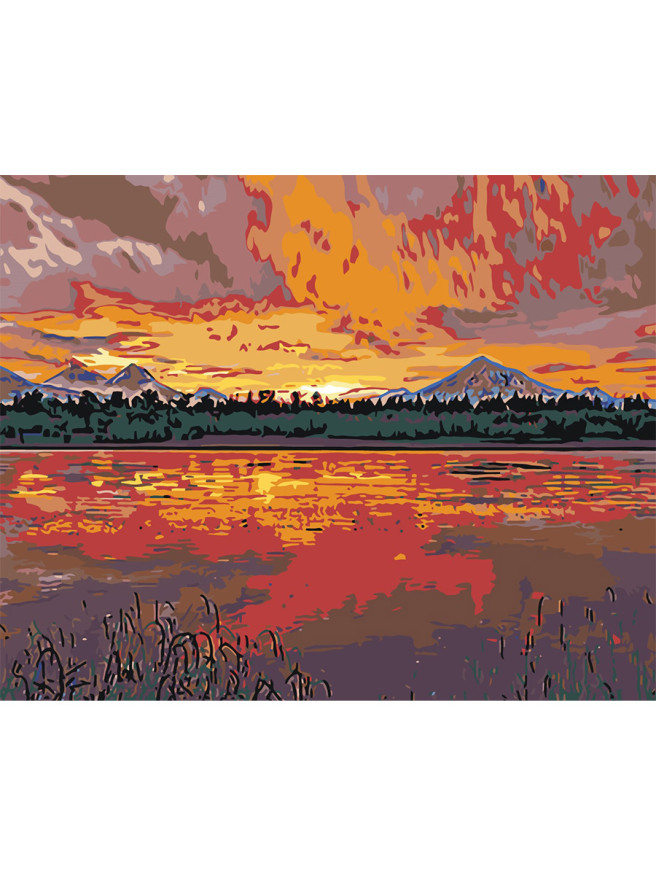 Raqamlar bo&amp;#039;yicha rasm &amp;quot;Ajoyib tabiat&amp;quot;