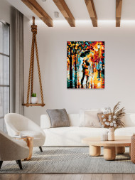 Картина по номерам &amp;quot;Танец под дождём&amp;quot;