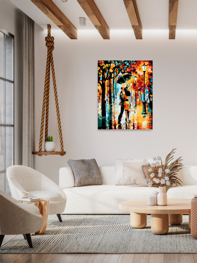 Картина по номерам &amp;quot;Танец под дождём&amp;quot;