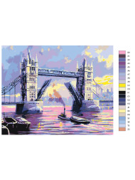 Картина по номерам &amp;quot;Тауэрский мост&amp;quot;