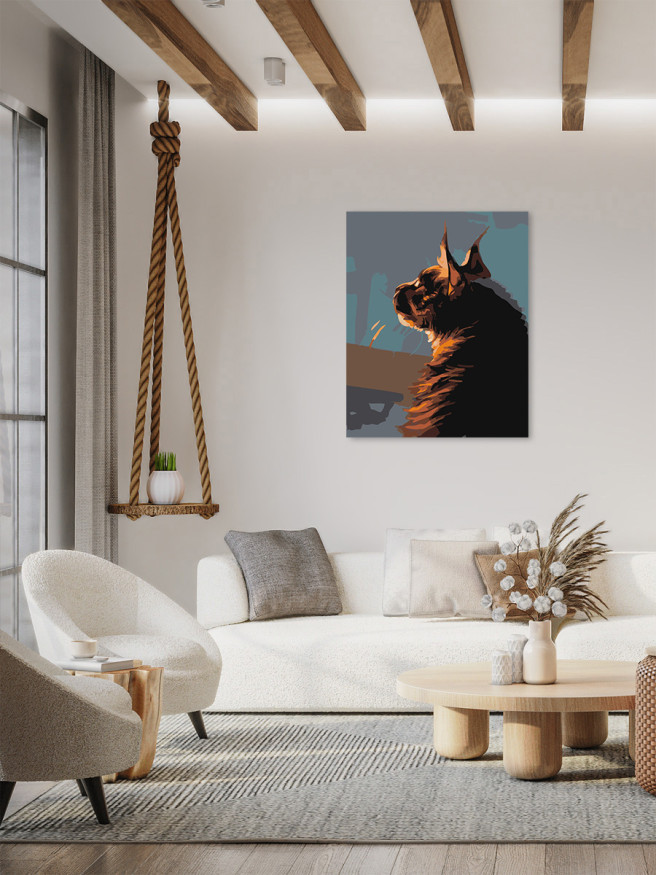 Raqamlar bo&amp;#039;yicha rasm &amp;quot;Tushdagi mushuk&amp;quot;