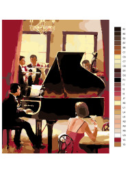 Картина по номерам &amp;quot;Ресторан&amp;quot;