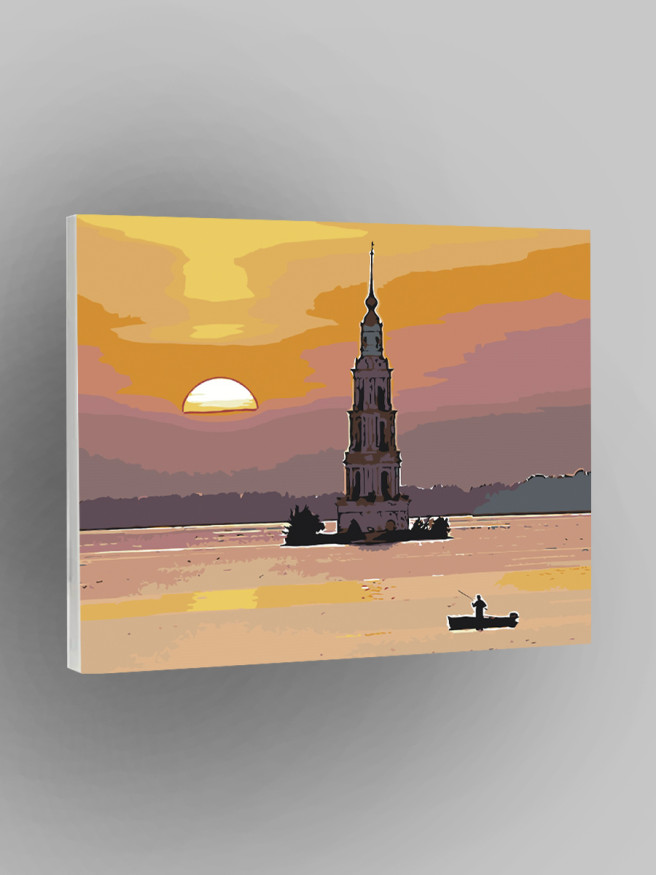 Картина по номерам &amp;quot;Красивый закат&amp;quot;