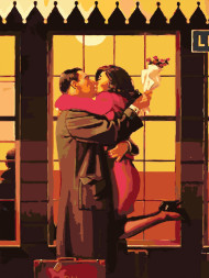 Картина по номерам &amp;quot;Страстный поцелуй&amp;quot;