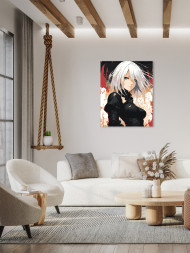 Картина по номерам &amp;quot;Красивая блондинка&amp;quot;