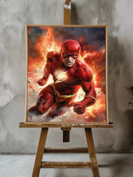 Постер на холсте &amp;quot;Скорость Флэша&amp;quot;
