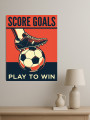 Holstga bosilgan poster &amp;quot;Futbol starti&amp;quot;