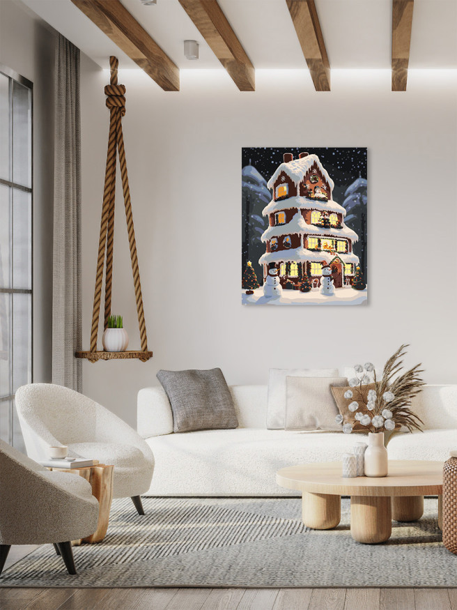 Raqamlar bo&amp;#039;yicha rasm &amp;quot; O&amp;#039;rmondagi kulba&amp;quot;