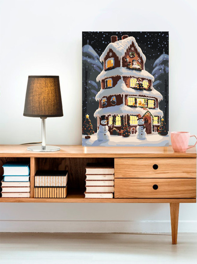 Raqamlar bo&amp;#039;yicha rasm &amp;quot; O&amp;#039;rmondagi kulba&amp;quot;