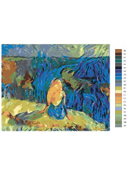 Картина по номерам &amp;quot;Неизвестная девушка&amp;quot;