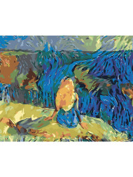 Картина по номерам &amp;quot;Неизвестная девушка&amp;quot;