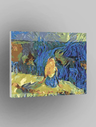 Картина по номерам &amp;quot;Неизвестная девушка&amp;quot;