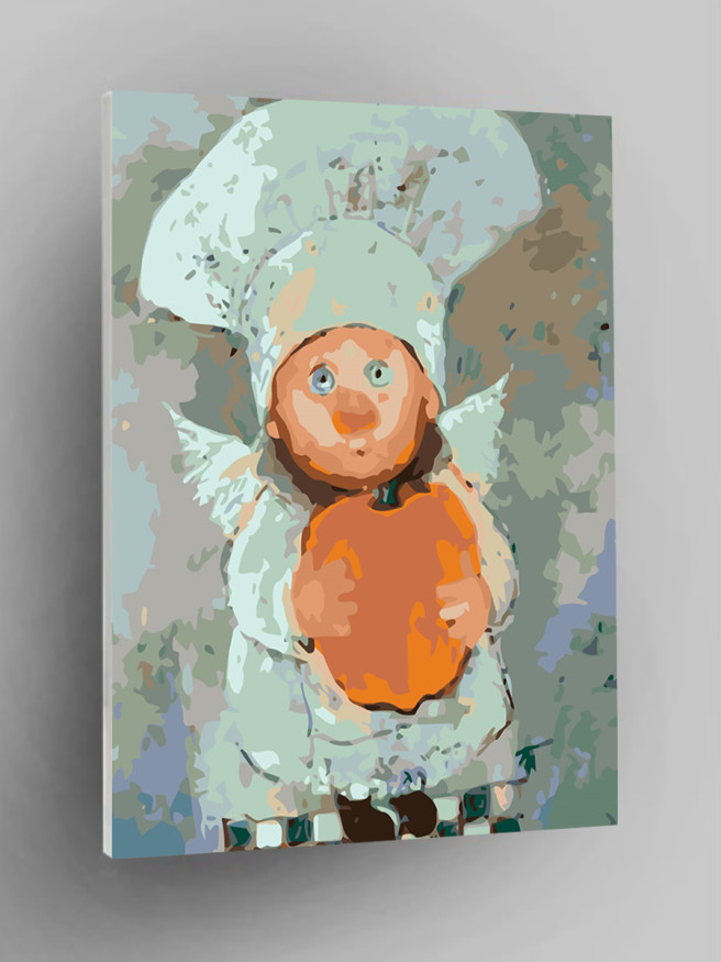 Картина по номерам &amp;quot;Девочка с крыльями&amp;quot;