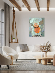 Картина по номерам &amp;quot;Девочка с крыльями&amp;quot;