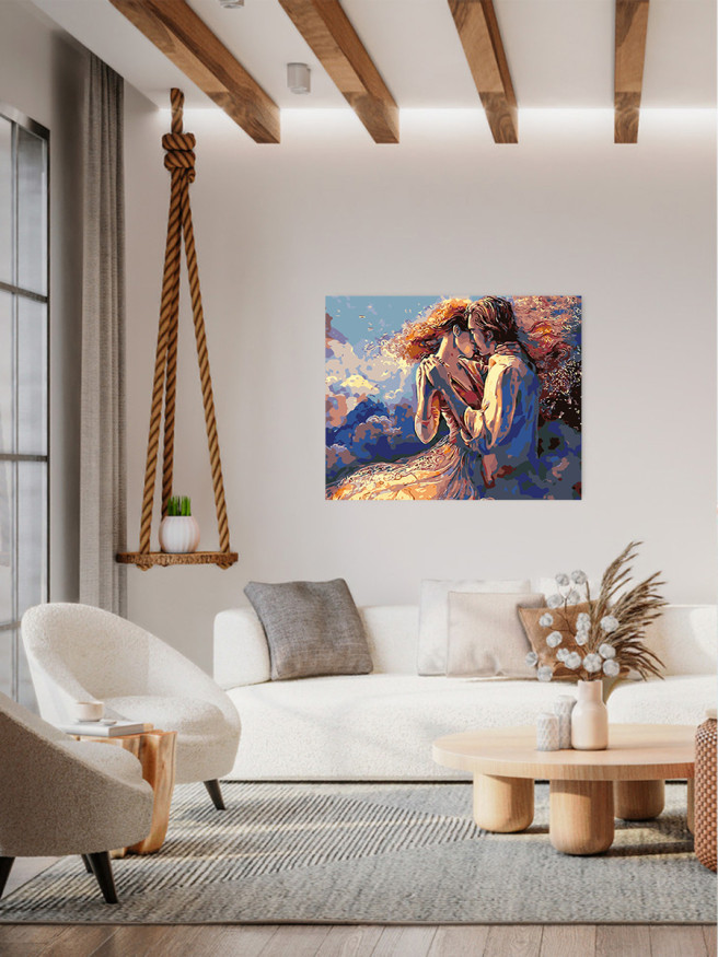 Картина по номерам &amp;quot;Влюблённая пара&amp;quot;