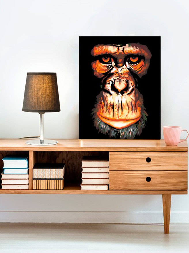 Raqamlar bo&amp;#039;yicha rasm &amp;quot;Maymun rasmi&amp;quot;