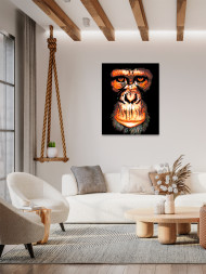 Картина по номерам &amp;quot;Портрет обезьяны&amp;quot;