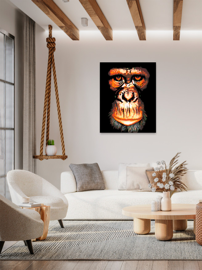 Raqamlar bo&amp;#039;yicha rasm &amp;quot;Maymun rasmi&amp;quot;