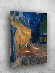 Постер на холсте "Ван Гог – Кафе терраса ночью"
