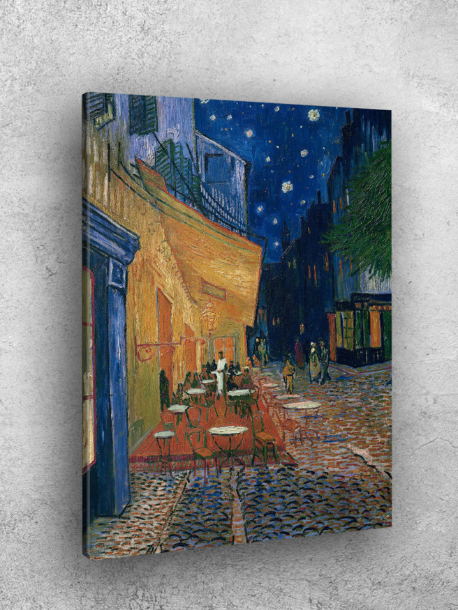 Постер на холсте &amp;quot;Ван Гог – Кафе терраса ночью&amp;quot;