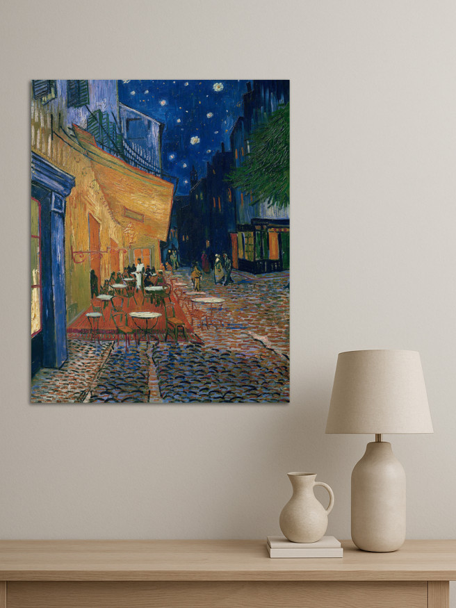 Постер на холсте &amp;quot;Ван Гог – Кафе терраса ночью&amp;quot;
