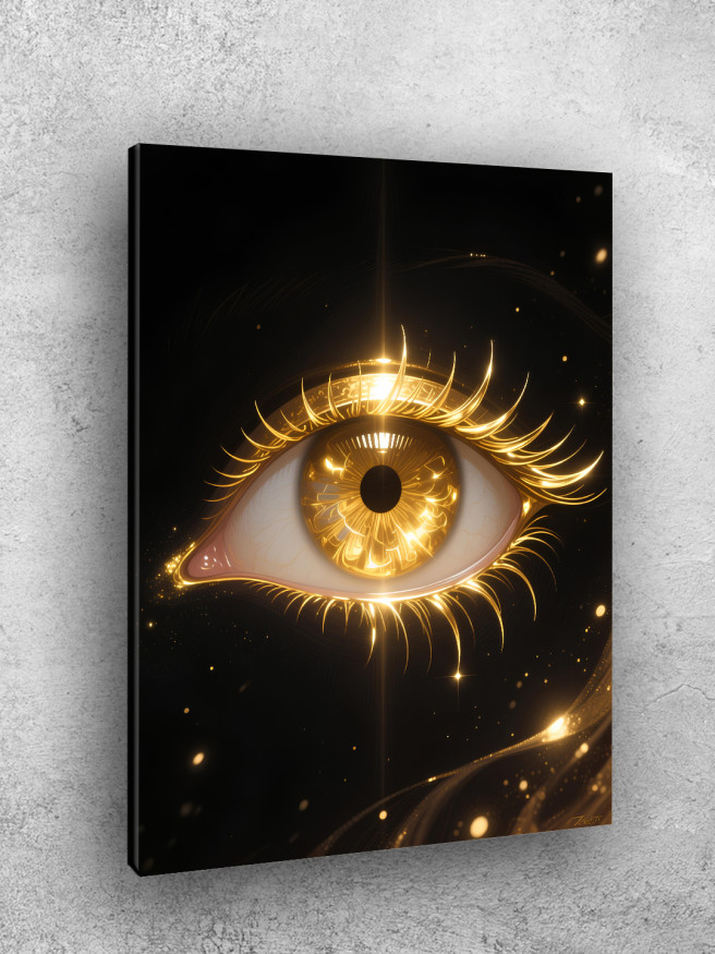 Holstga bosilgan poster &amp;quot;Yaltirab turgan oltin ko‘z&amp;quot;