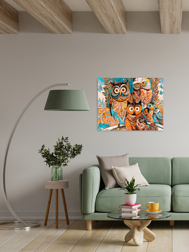 Raqamlar bo&amp;#039;yicha rasm &amp;quot;Ukkilar oilasi&amp;quot;