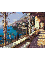 Raqamlar bo'yicha rasm "Chiroyli manzara"