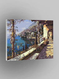 Raqamlar bo'yicha rasm "Chiroyli manzara"