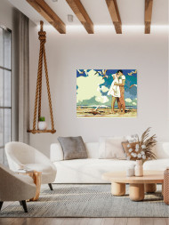 Raqamlar bo&#039;yicha rasm &quot;Sohilda sevib qolgan er-xotin&quot;