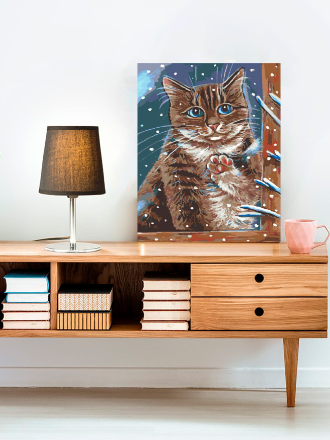 Картина по номерам &amp;quot;Милый котик&amp;quot;