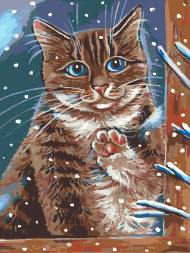 Картина по номерам &amp;quot;Милый котик&amp;quot;