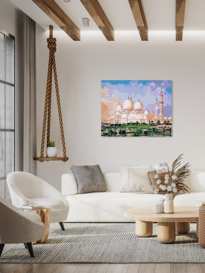 Картина по номерам &amp;quot;Большая мечеть шейха Заида&amp;quot;