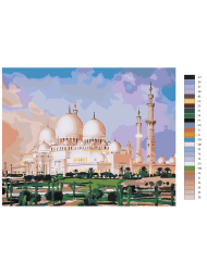Картина по номерам &amp;quot;Большая мечеть шейха Заида&amp;quot;