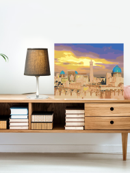 Raqamlar bo‘yicha rasm &quot;Buxoro. Kalon minorasi quyosh botishida&quot;