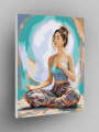 Raqamlar bo‘yicha rasm “Meditatsiyadagi qiz”