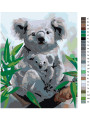 Raqamlar bo&amp;#039;yicha rasm &amp;quot;Koala va bolasi&amp;quot;