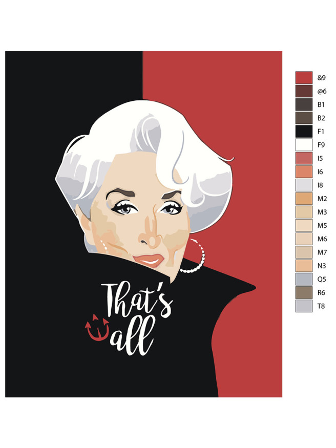 Raqamlar bo&amp;#039;yicha rasm &amp;quot;Meril Strip&amp;quot;