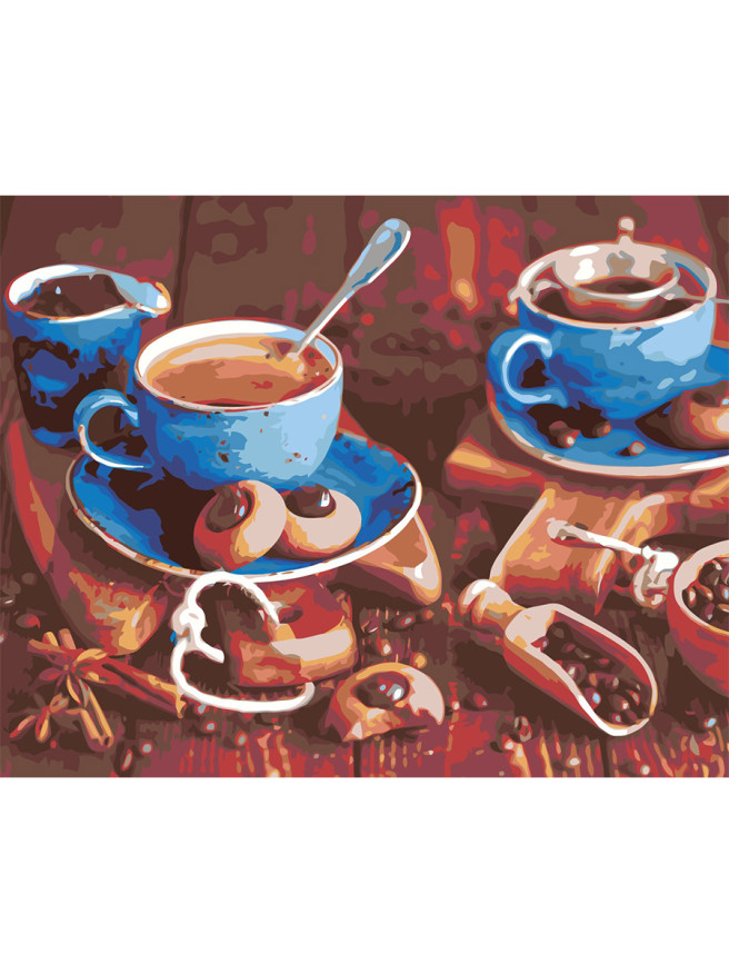 Картина по номерам &amp;quot;Вкусный завтрак&amp;quot;