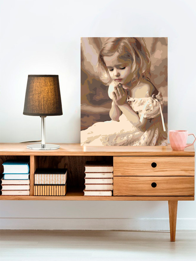 Картина по номерам &amp;quot;Маленькая девочка&amp;quot;