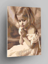 Картина по номерам &amp;quot;Маленькая девочка&amp;quot;