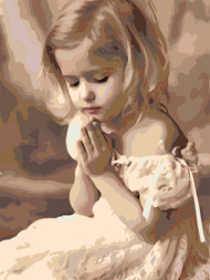 Картина по номерам &amp;quot;Маленькая девочка&amp;quot;