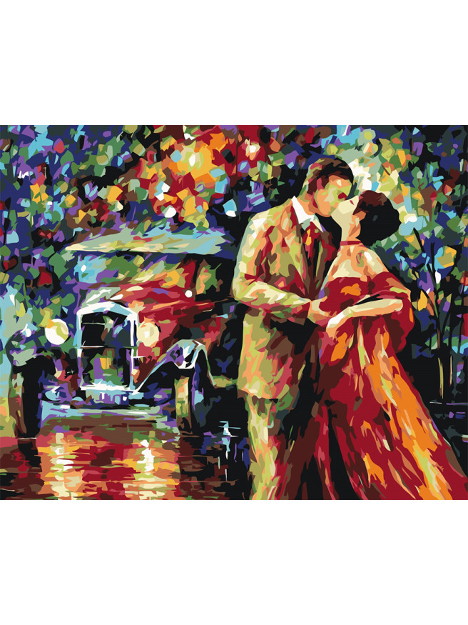 Картина по номерам &amp;quot;Влюблённая пара&amp;quot;