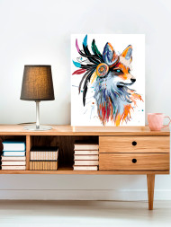 Картина по номерам "Духовная лиса"