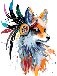 Картина по номерам "Духовная лиса"