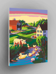 Картина по номерам &amp;quot;Весёлая ферма&amp;quot;